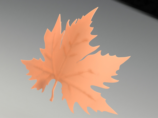 plane tree leaf 3D Print 380519