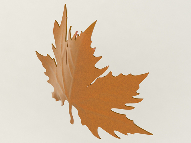 plane tree leaf 3D Print 380525