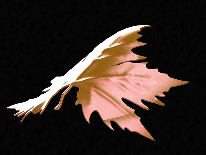 plane tree leaf 3D Print 380527