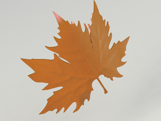 plane tree leaf 3D Print 380530