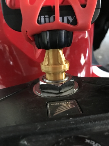 Motorcycle Fork-Phone Holder Adapter 3D Print 380541