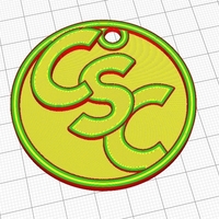 CAPA SOBRE CAPA LOGO KEYCHAIN - Thumbnail 2