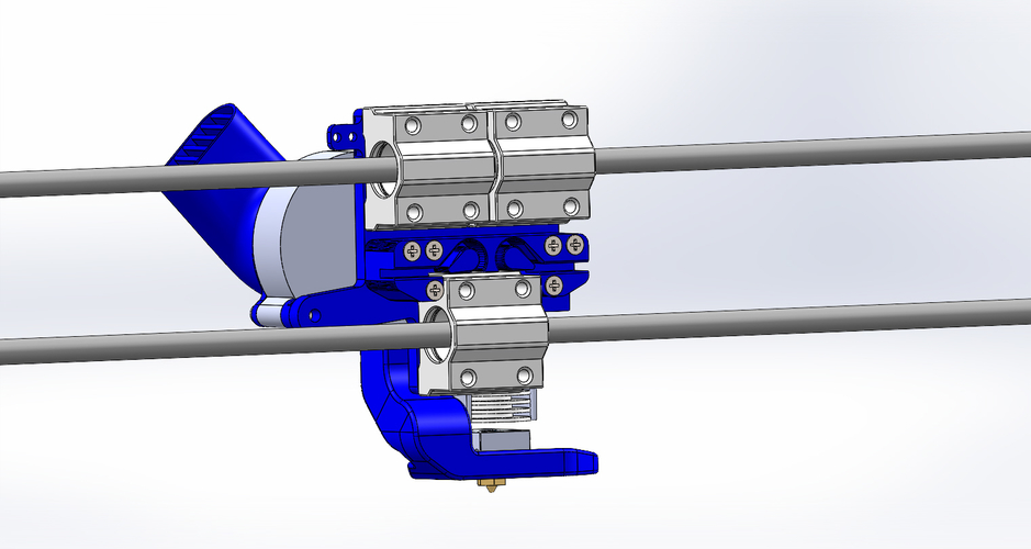 Anet AM8 Umbau auf E3D Hotend mit BMG Extruder ( Klone ). 3D Print 380614