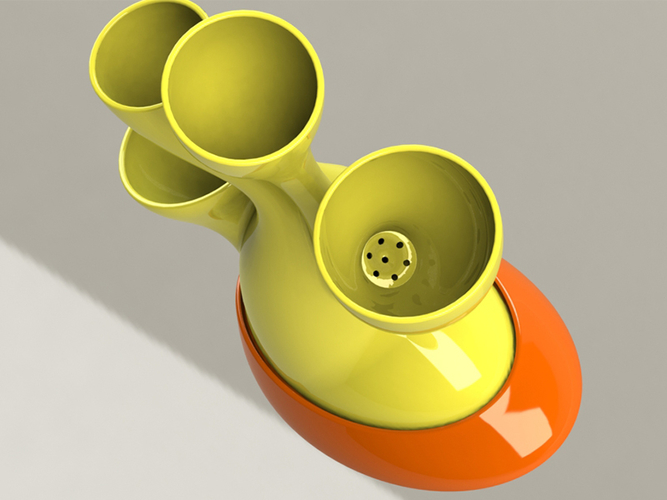 mushroom vase 3D Print 380648