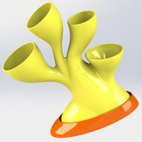 Small mushroom vase 3D Printing 380649