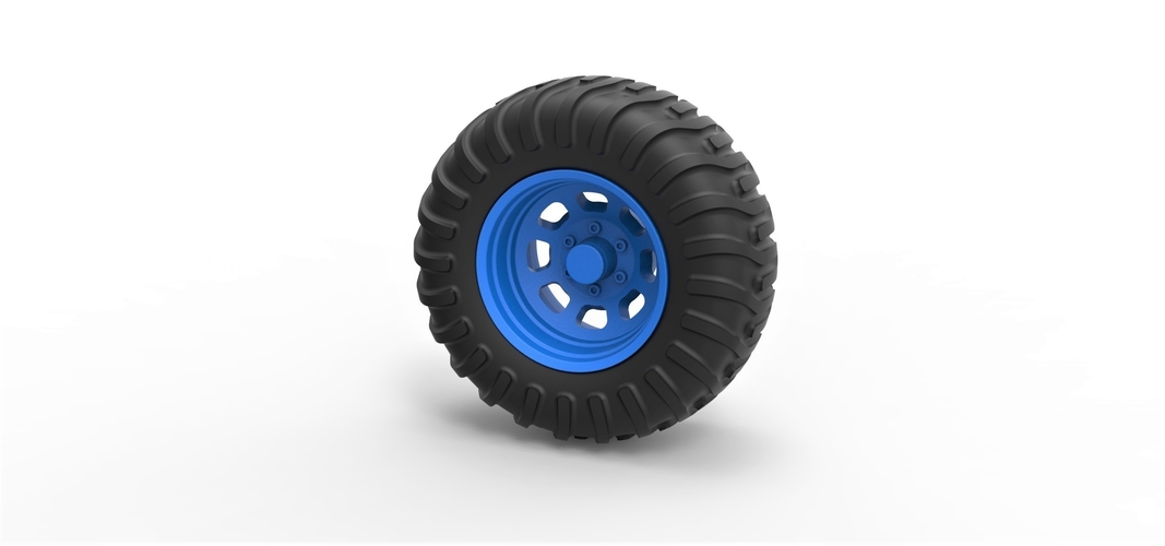 Diecast Offroad wheel 36 3D Print 380650