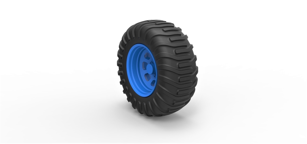 Diecast Offroad wheel 36 3D Print 380651