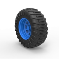 Diecast Offroad wheel 36 - Thumbnail 2
