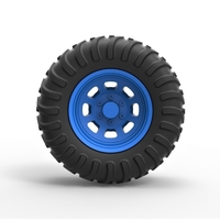 Diecast Offroad wheel 36 - Thumbnail 5