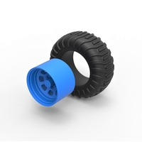 Diecast Offroad wheel 36 - Thumbnail 6