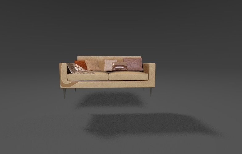 Capri Sofa 3D Print 380657