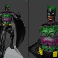 Small Batman Rockr 3D Printing 380692