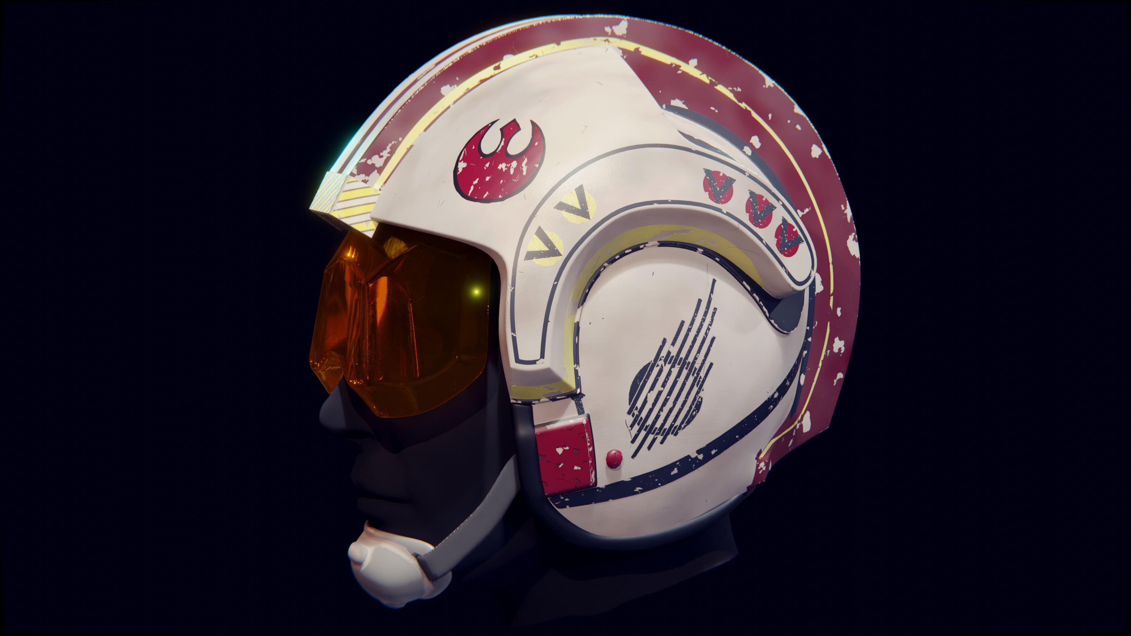 X-Wing Helmet from Star Wars 3D Print 380764