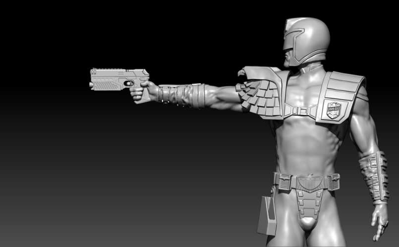 Judge Dredd.3d printable.