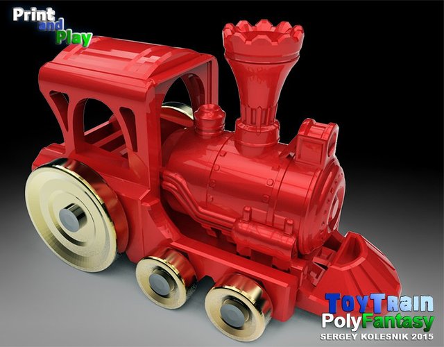 Toy Train 3D Print 38096