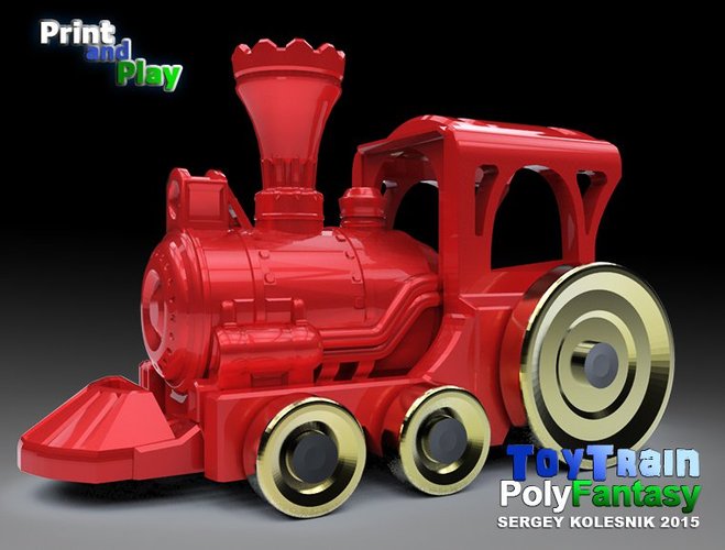 Toy Train 3D Print 38097