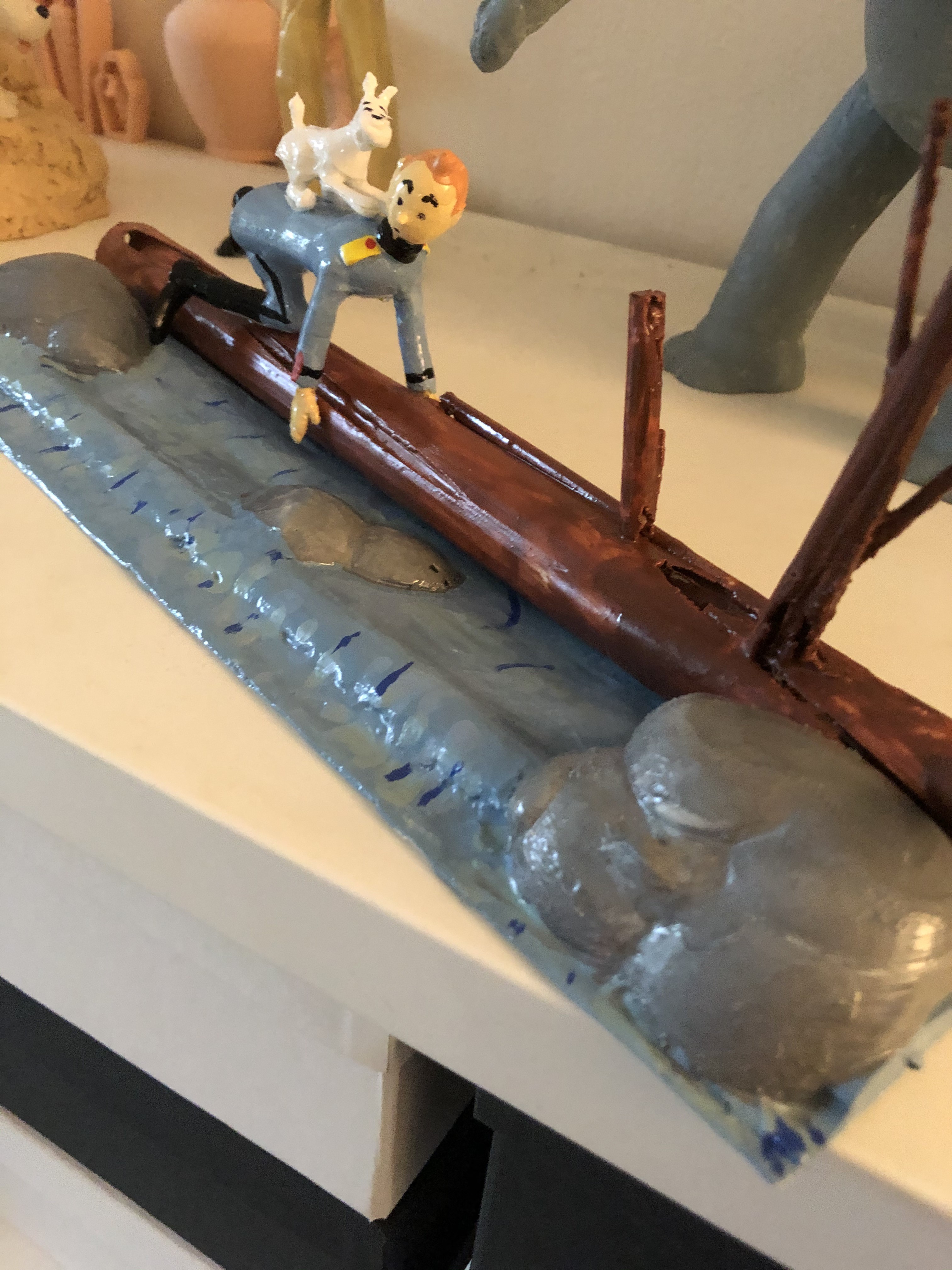 Tintin on Waterfall 3D Print 380972