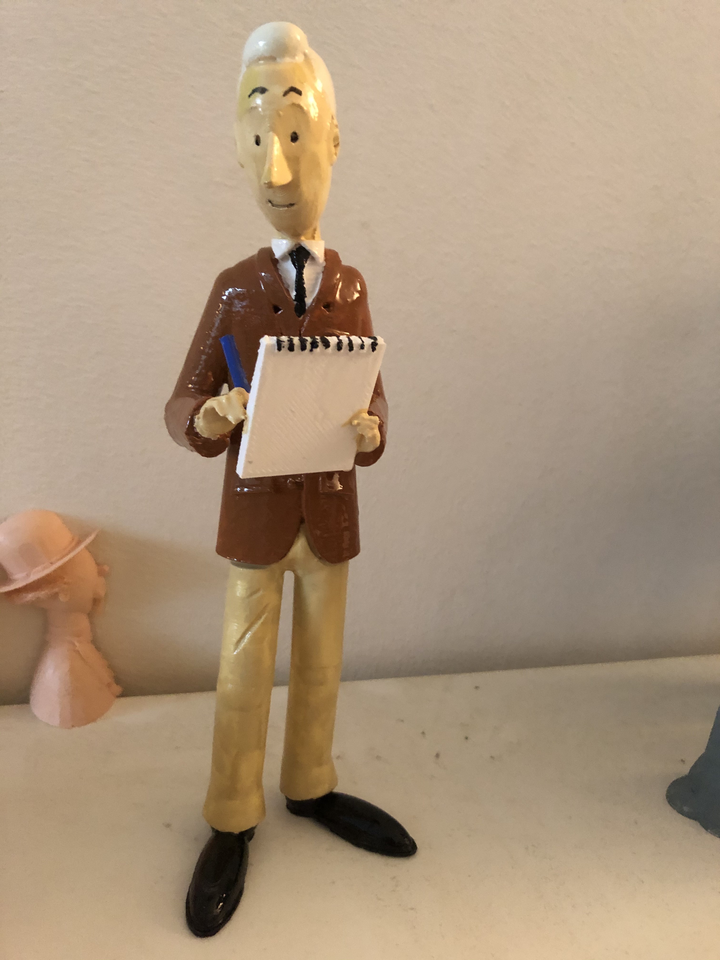 Herge creator of Tintin and others 3D Print 380974