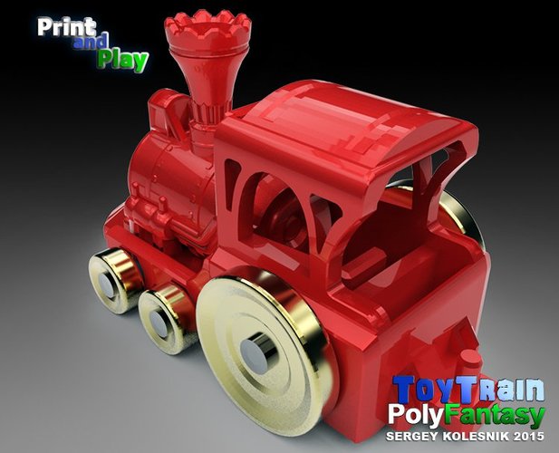 Toy Train 3D Print 38098
