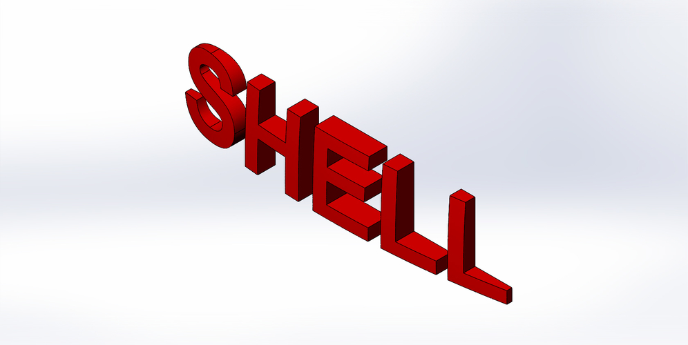 Eigenbau Modell der Shell Säule vom Nürburgring im Maßstab 1:24. 3D Print 381050