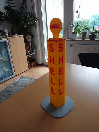 Eigenbau Modell der Shell Säule vom Nürburgring im Maßstab 1:24. 3D Print 381054