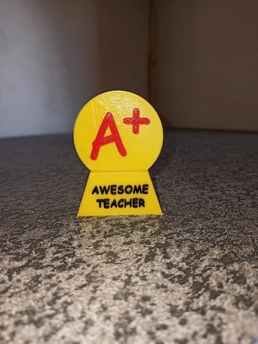 Awesome Teacher 3D Print 381110