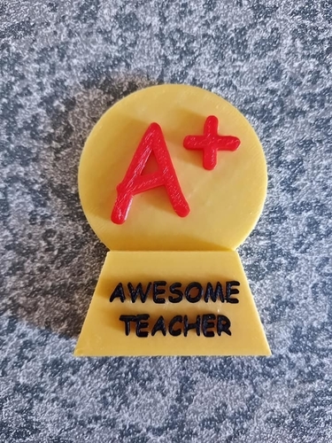 Awesome Teacher 3D Print 381111