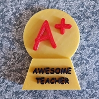 Small Awesome Teacher 3D Printing 381111