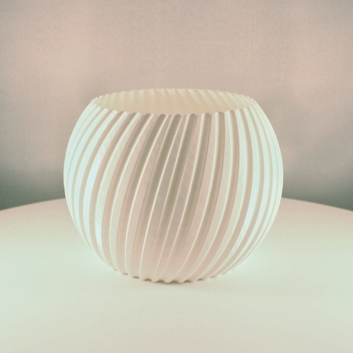 Sphere Planter Striped - (Vase Mode)