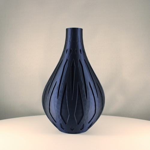 Textured Vase - diamond, "Vase Mode"