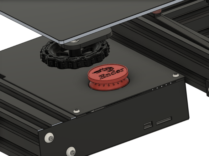 System Board Fan Dust Cover Filter for Ender3 3D Print 381153