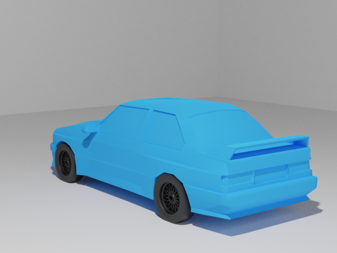 BMW M3 E30 3D Print 381276