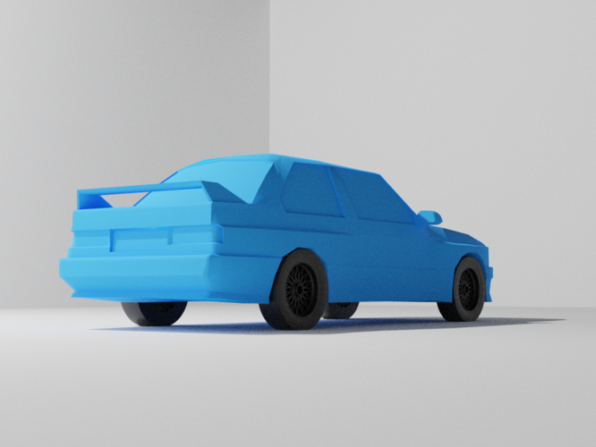 BMW M3 E30 3D Print 381277