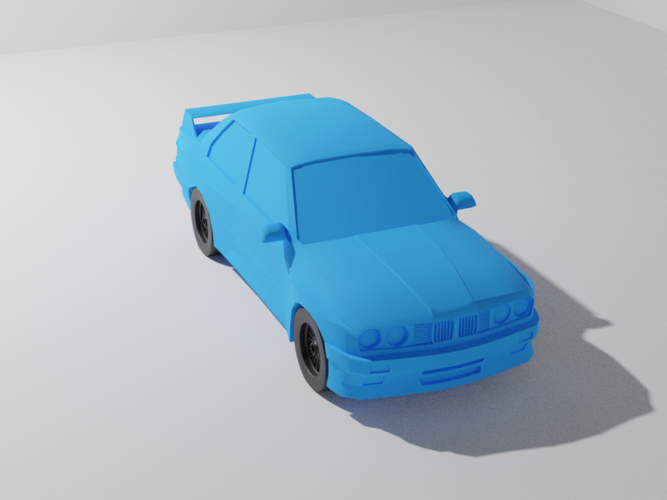 BMW M3 E30 3D Print 381278