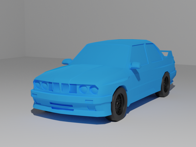 BMW M3 E30 3D Print 381282