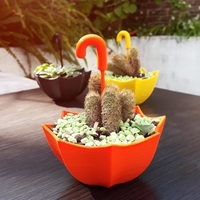 Flower pot umbrella design - Thumbnail 4