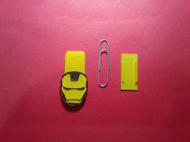 zipper clip iroman 3D Print 381398