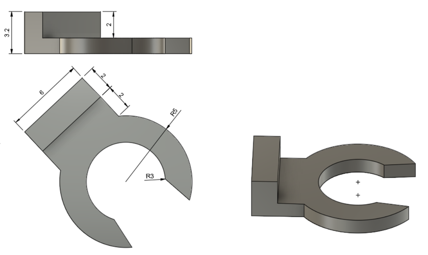 Pressure Clip Ender 3 3D Print 381438