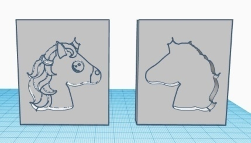 unicorn bath bomb mold 3D Print 381448