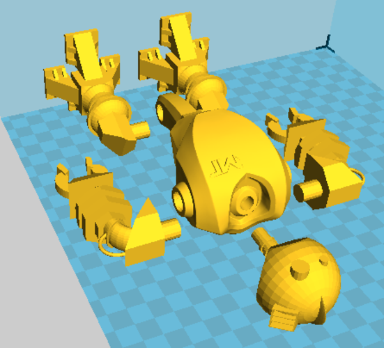 WorkerBot T.I.M. 3D Print 38145