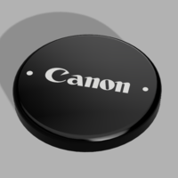 Small Canon 67mm Lens Cap (Canon 10-18mm Lens) 3D Printing 381457