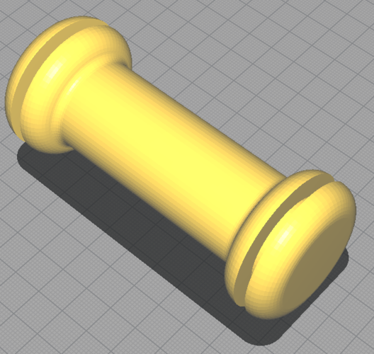Rear Filament Spool Holder for FF Creator Pro (Old Version) 3D Print 381465