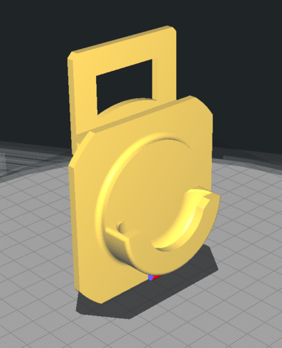 Rear Filament Spool Holder for FF Creator Pro (Old Version) 3D Print 381466