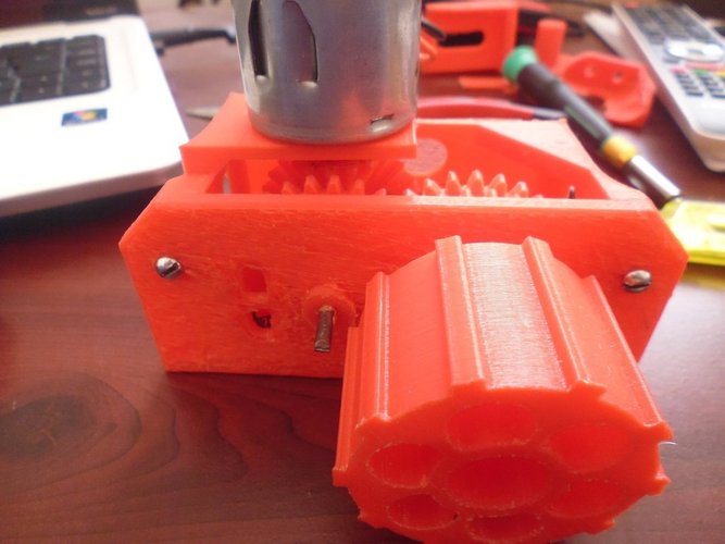 GearBox for Robot battle (sumobot) 3D Print 38148