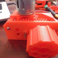 Small GearBox for Robot battle (sumobot) 3D Printing 38148
