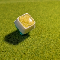 Small Dish of resin keycap V2 3D Printing 381488