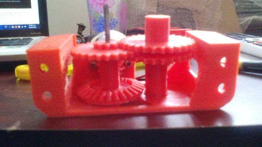 GearBox for Robot battle (sumobot) 3D Print 38153