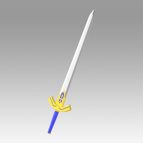 Fate Zero Artoria Pendragon Saber Sword Cosplay Weapon Prop 3D Print 381577