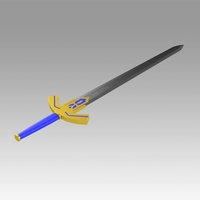 Fate Zero Artoria Pendragon Saber Sword Cosplay Weapon Prop - Thumbnail 2