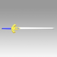 Fate Zero Artoria Pendragon Saber Sword Cosplay Weapon Prop - Thumbnail 3